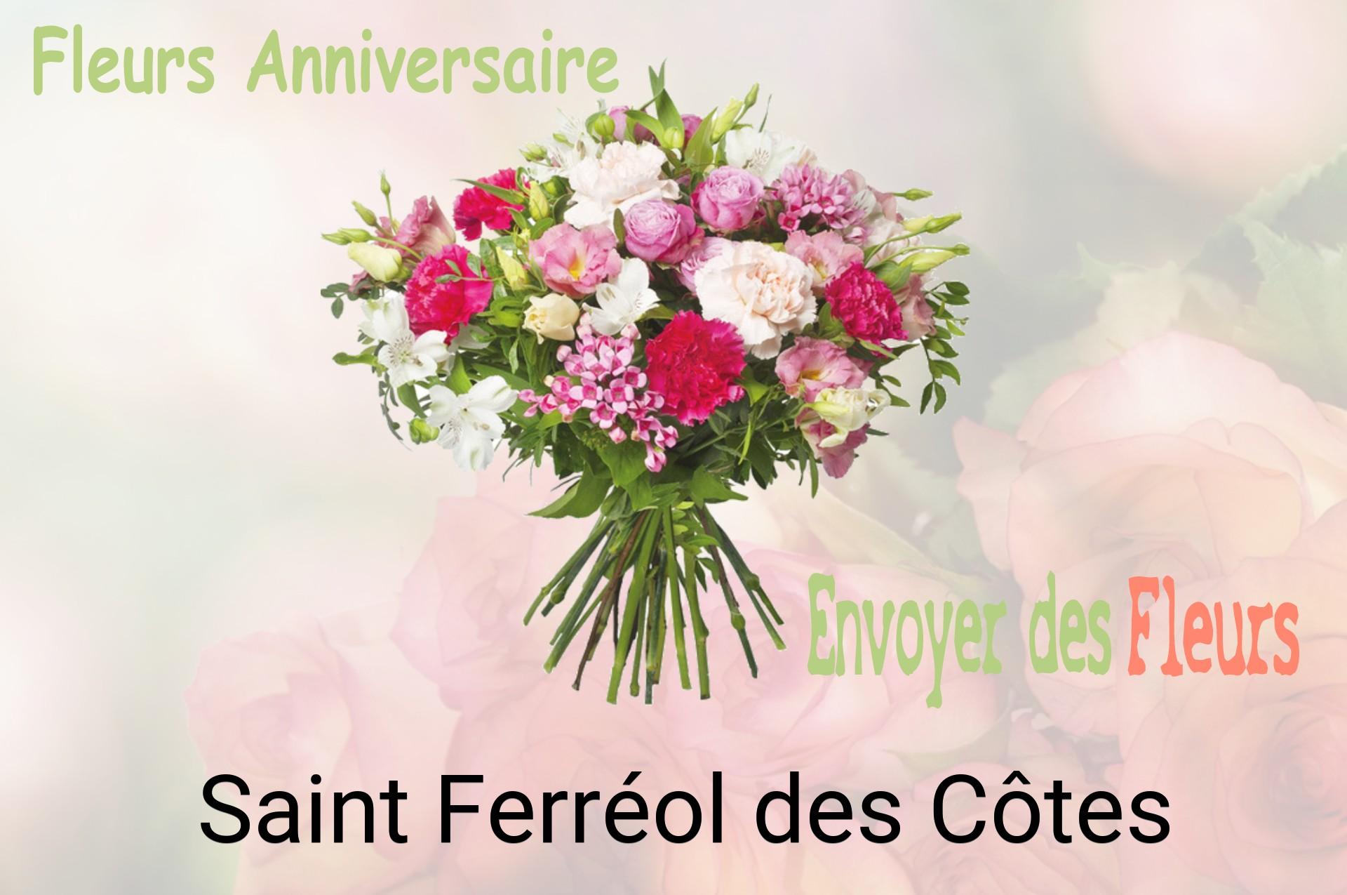 Bouquet de fleurs d’anniversaire livré à Saint-Ferréol-des-Côtes