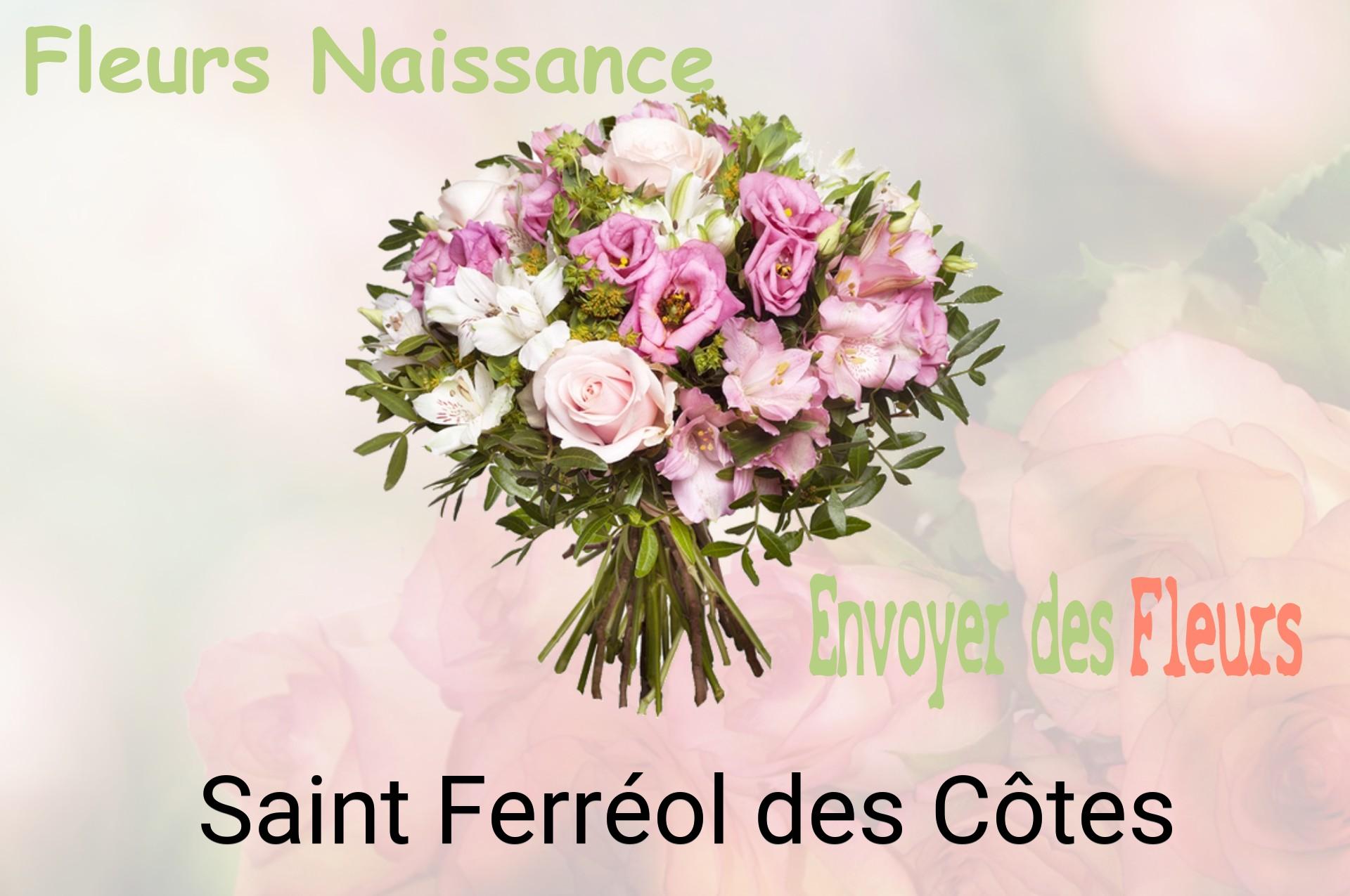 Bouquet de fleurs de naissance livré à Saint-Ferréol-des-Côtes