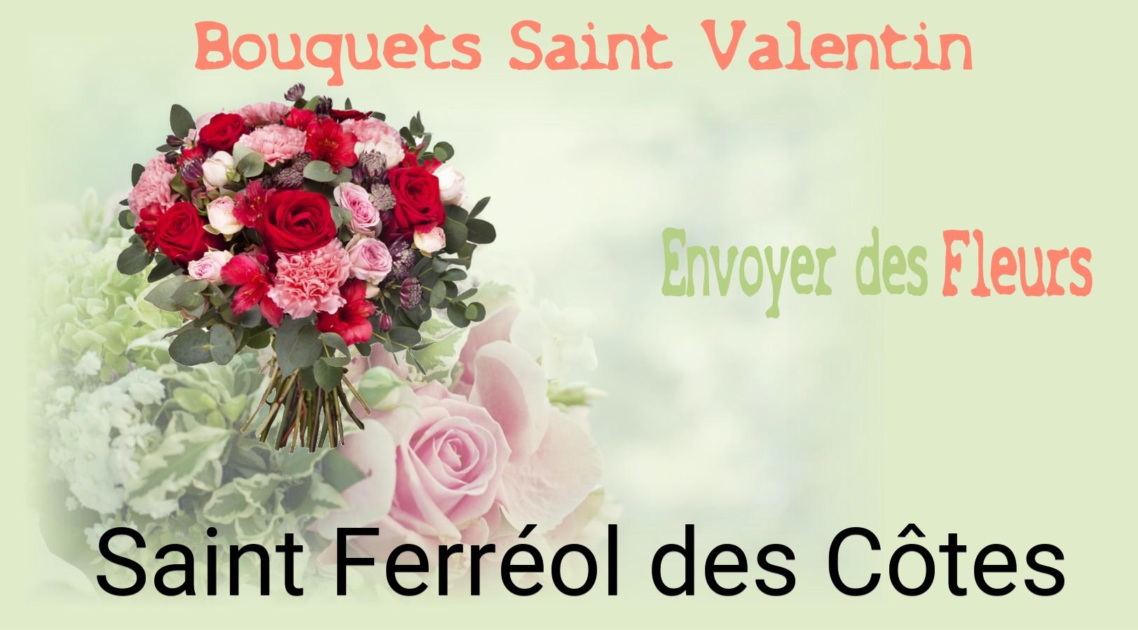Roses de Saint-Valentin livrées à Saint-Ferréol-des-Côtes